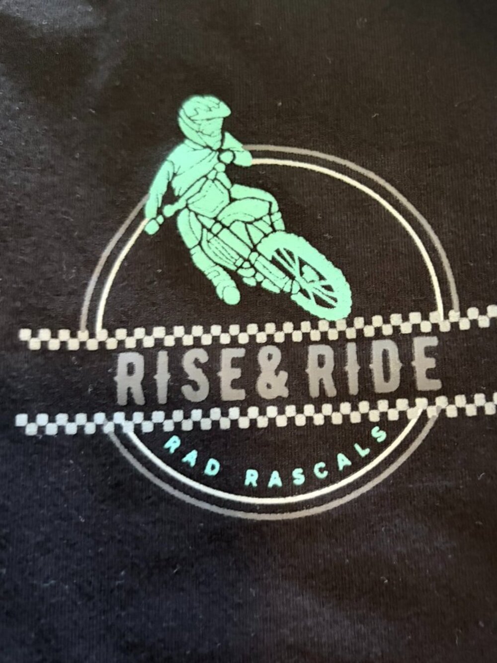 Rad Rascals Rise and Ride Moto Tee Like NEW 6T - Picture 3 of 5